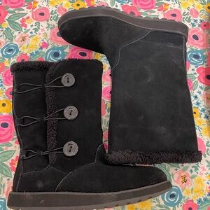 Skechers Black Suede Boots